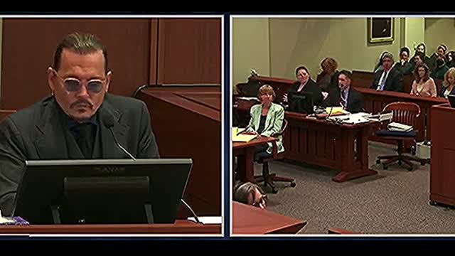 Hilarious footage of Courtroom Fart Johnny Depp Or Amber Heard