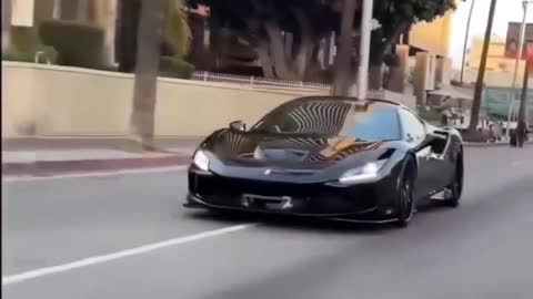 The buetiful luxury car