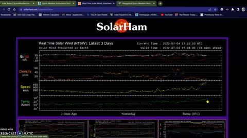 Solar Weather Update, CERN is firing back up 07-04-22