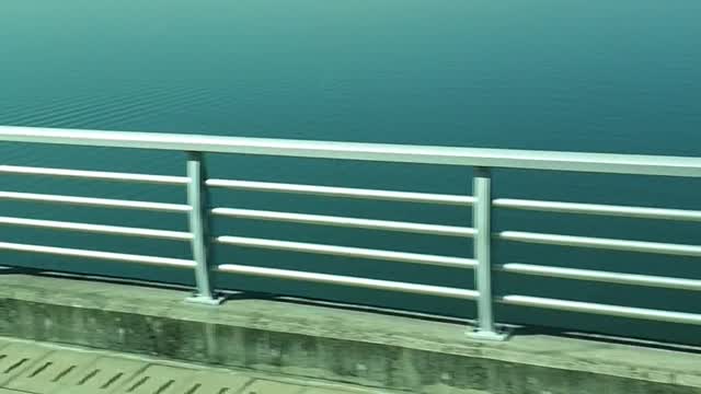 Sunny day commute to work
