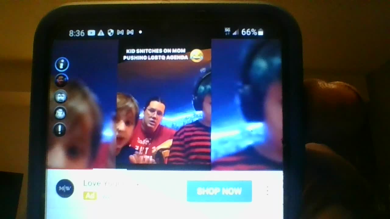 The Little Boy Was Courageous By Resisting His Non-Mother By Standing Up