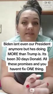 'Biden isn't our president, Trump is'...Ummmm, who’s going to break the news to her...
