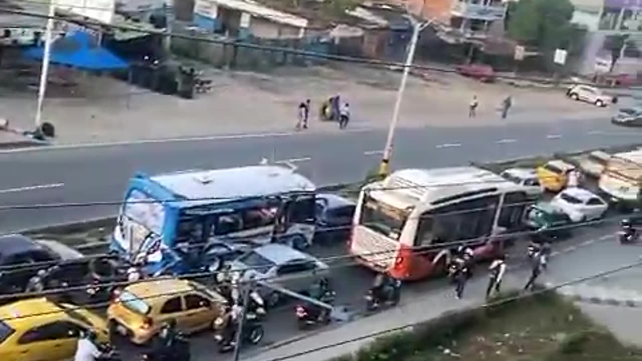 ¡Ojo! Monumental trancón en Las Cordialidad y sectores aledaños
