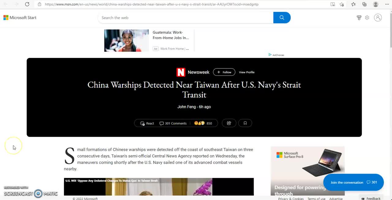 2ND FRONT COMING NOW❗❗❗ China Warships Detected Near Taiwan After U S Navy's Strait Transit 🔥💀