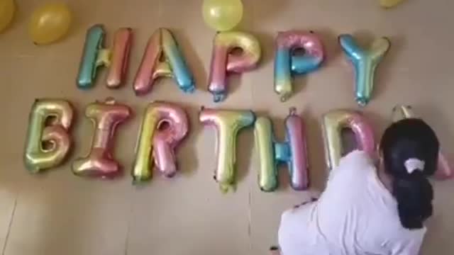 Happy Birthday greetings.