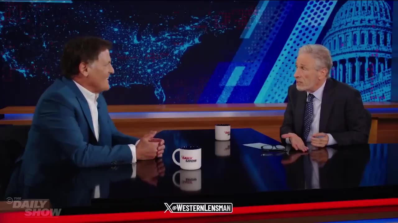 Mark Cuban and Jon Stewart Bitch and Moan, Slam X and Elon Musk for Not Being Leftist Garbage Dump