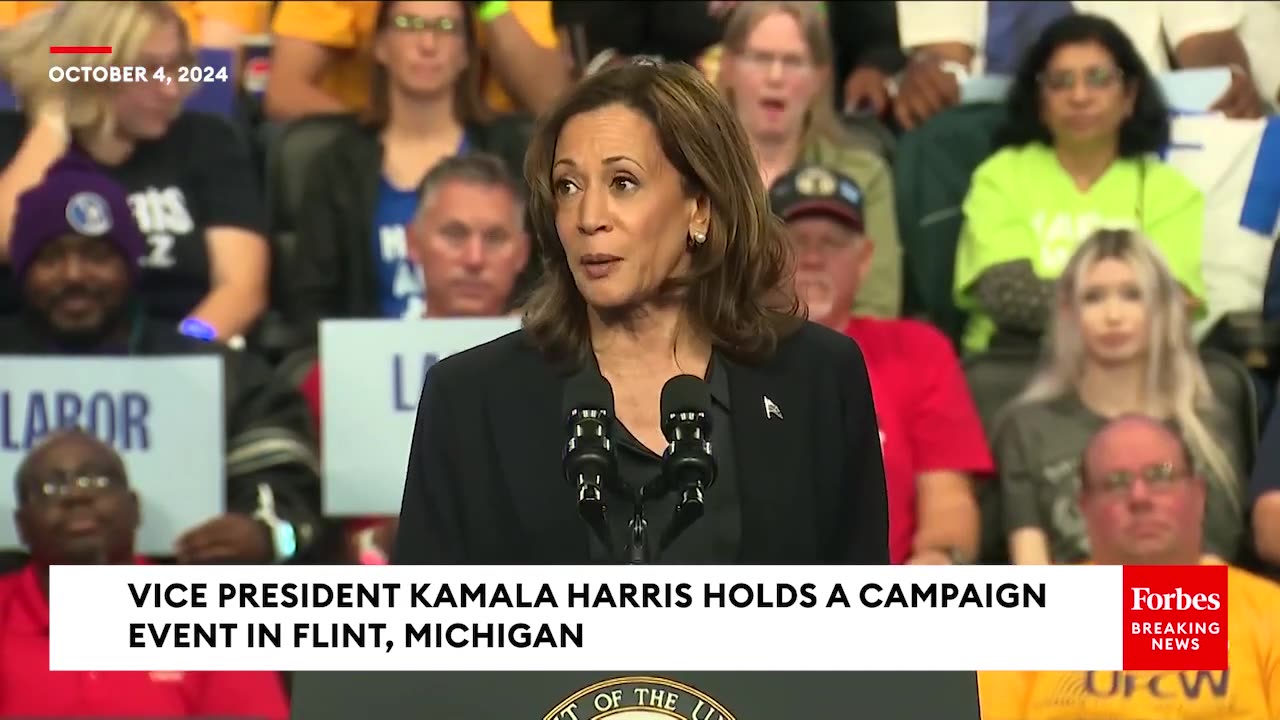 Kamala Harris Warns Michigan Voters- Trump Is Making The Same Empty Promises…That He Did Before