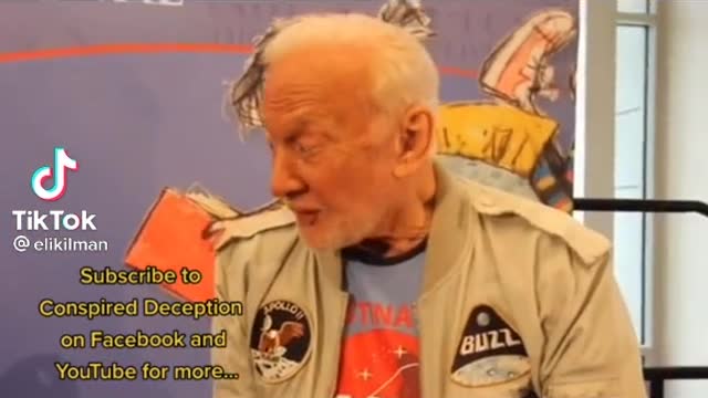 Buzz Aldrin admits, "We Never Went To The Moon"- Fake moon landing NASA