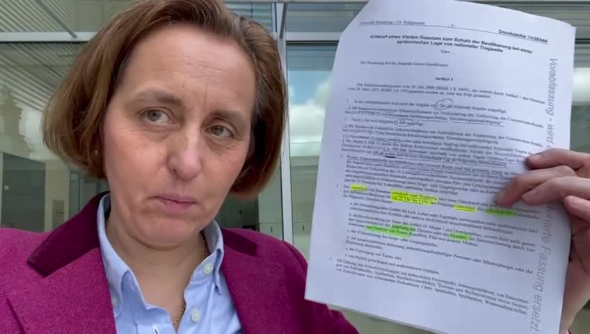 Beatrix von Storch: Ausgangssperre gilt nicht für Abgeordnete (14. April 2021)