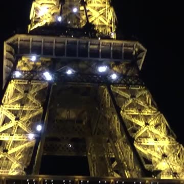 Eiffel Tower Turns Super Saiyan