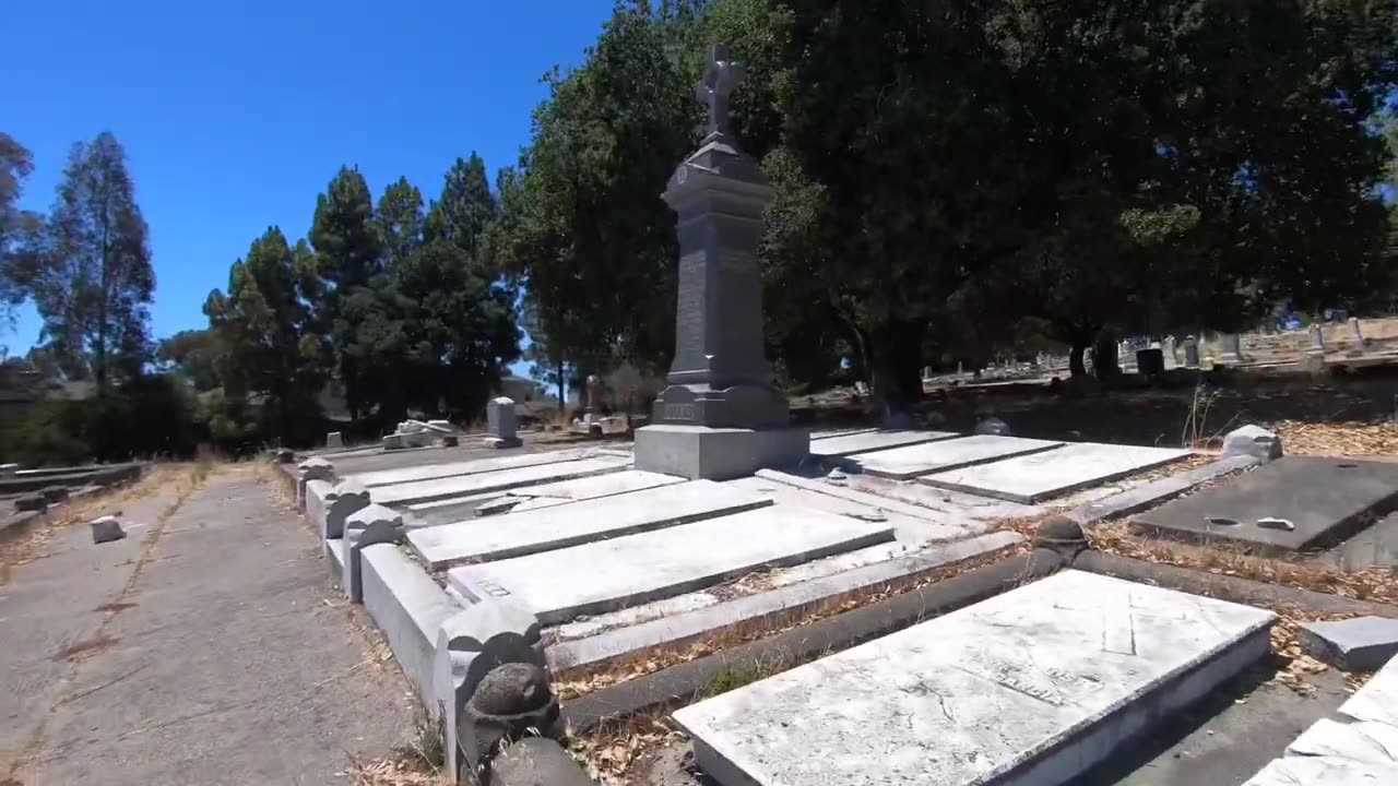 "Old & Creepy Mount St. Joseph Cemetery Explore" (20July2020) Crypt Door