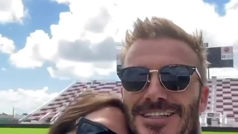 David Beckham and Victoria Beckham 😎🏟⁠🇺🇸 Such a Lovely Couple 💕👩‍❤️‍👨