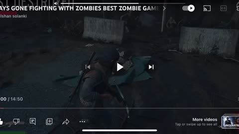 Days gone zombie gameplay 😟😟