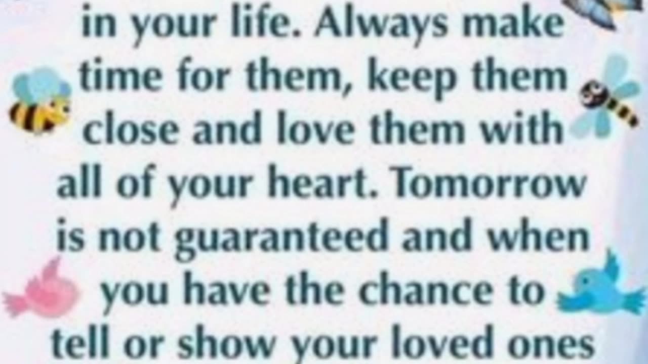 TREASURE YOUR FAMILY AND FRIENDS IN CHRIST
