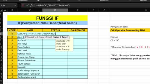 EXCEL TUTORIAL