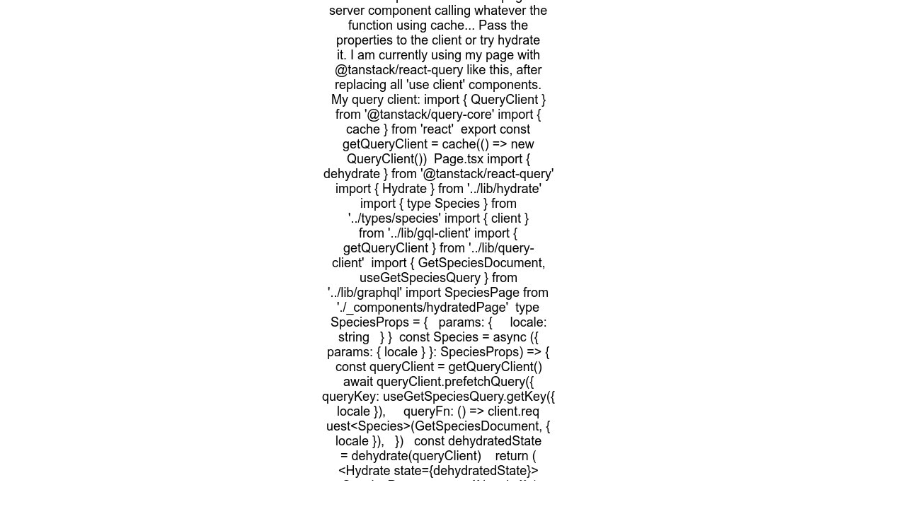 NextJS Error Not implemented when using cache