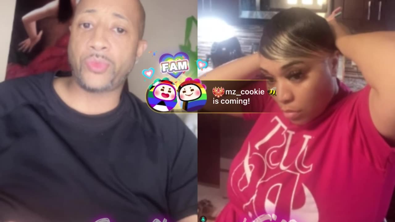 TrinaB lines ChinaRed n says someone told her granddaughter looks like him 6/5/24 #bigoclipandsip