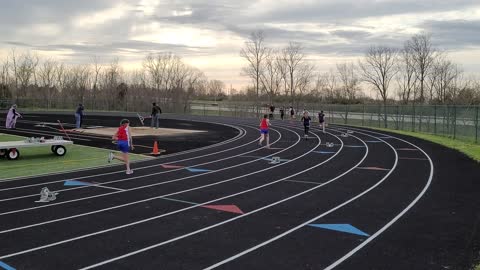 3.31.21 Girls 400m Dash 1st Heat
