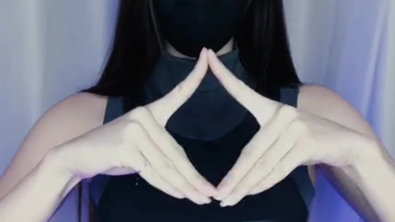 Sexy girl gesture dance and finger dance