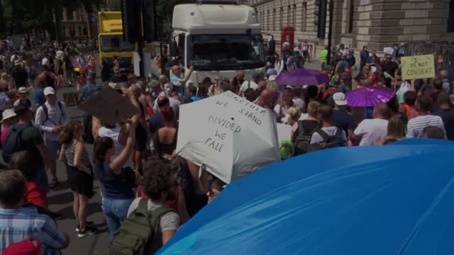 "Freedom Day": London Lockdown Protest, 19th July 2021 - Part 1