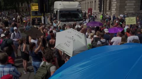 "Freedom Day": London Lockdown Protest, 19th July 2021 - Part 1