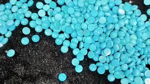 GN-20241108-11 natural Sterling treatment Turquoise Beauty round cabochon Face 5mm Make Different