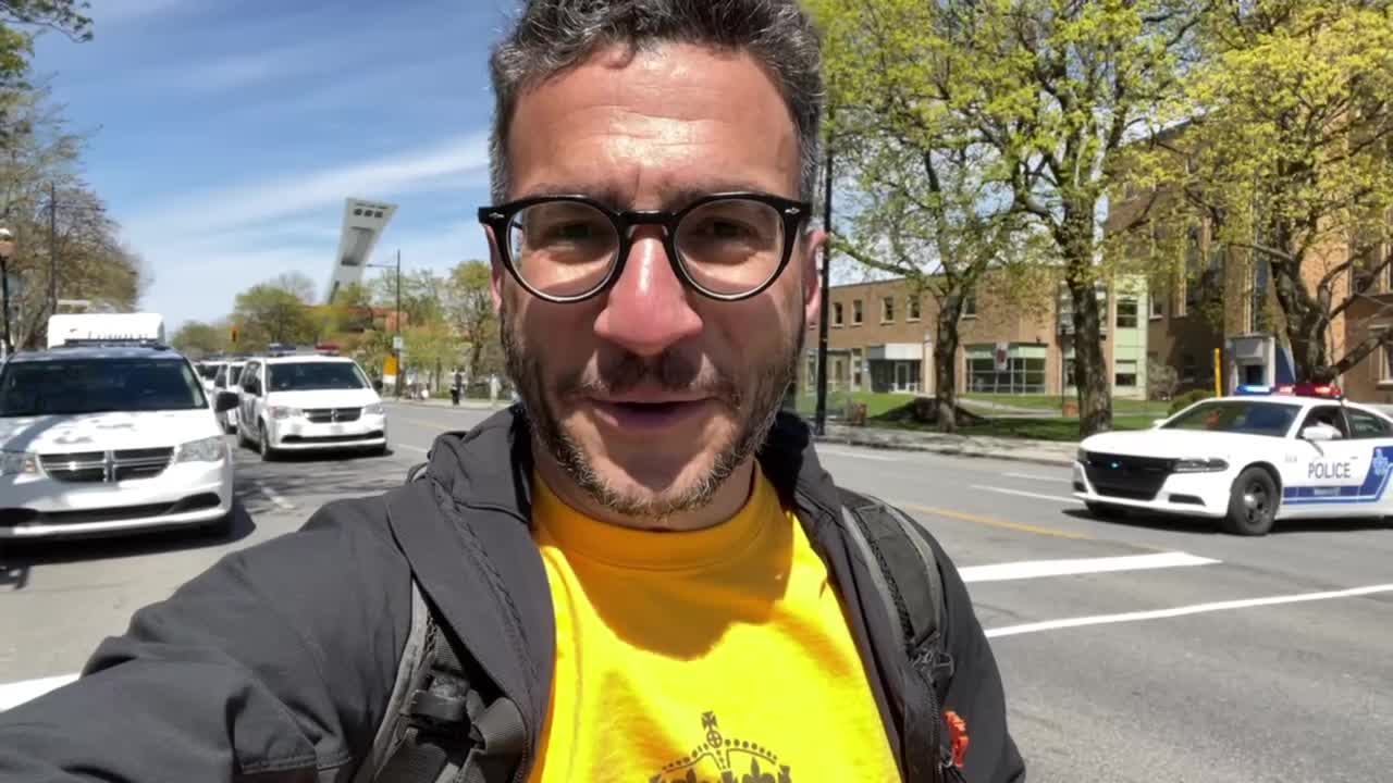 MASSIVE Covid lockdown protest in Montreal! Viva Frei Vlog