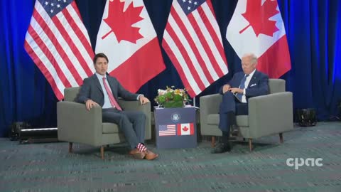 PM Justin Trudeau meets with U.S. President Joe Biden in Los Angeles – June 9, 2022