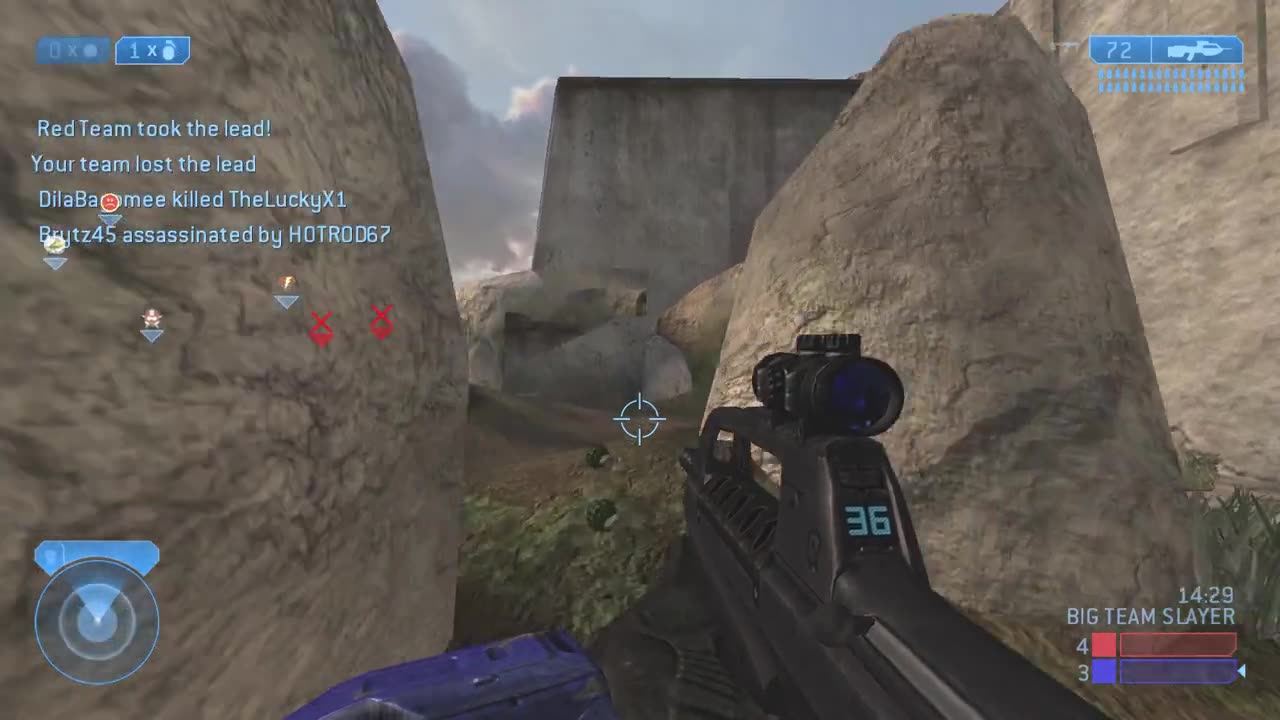 Halo 2 Classic Big Team - Big Team Slayer on Zanzibar Multiplayer Gameplay