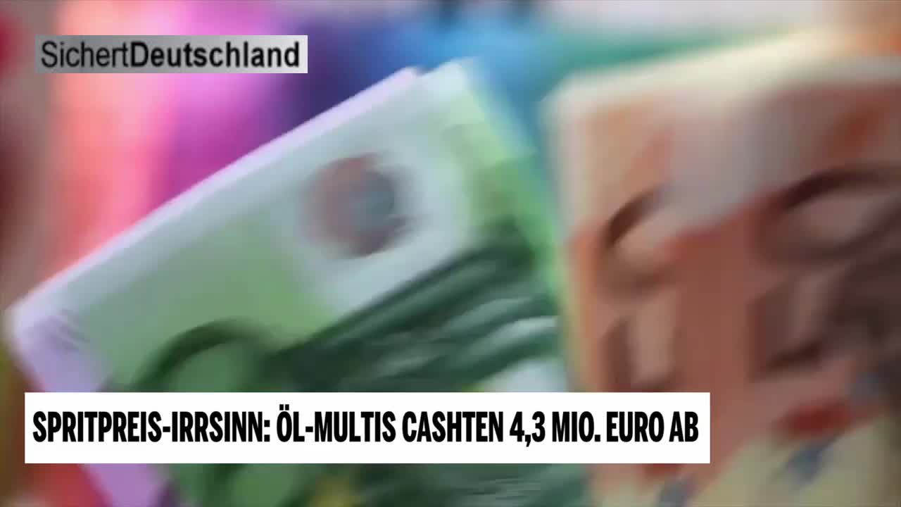 38,2 Mio Euro kassieren die Öl-Multis TÄGLICH zusätzlich allein von den deutschen Autofahrern ab