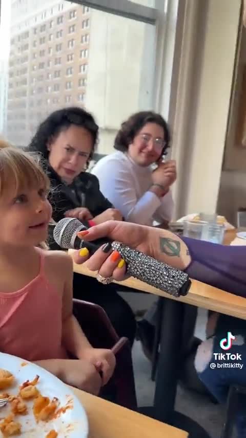 Drag queen offers a three year old “a shot” before taking money and “performing” for her.