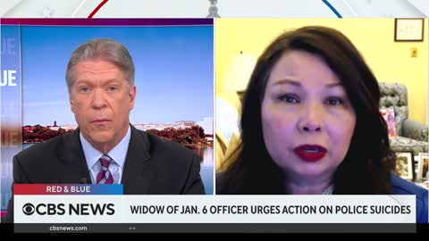 Senator advocates for action on police suicides as widow of January 6 officer sp