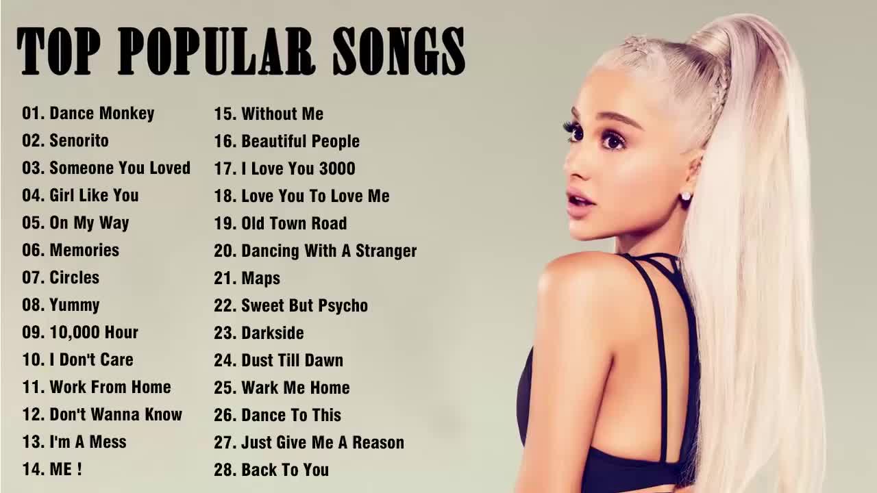 Pop Hits 2020 - Ariana Grande, Maroon 5, Taylor Swift, Ed Sheeran, Adele, Shawn Mendes, Sam Smith