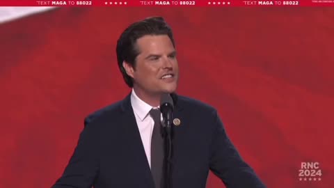 Matt Gaetz speech at RNC Convention: