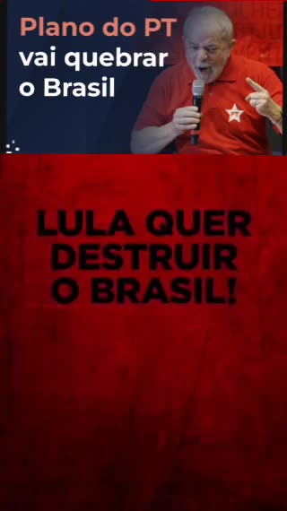 Revelado o Plano do PT para o Brasil, destruição total.