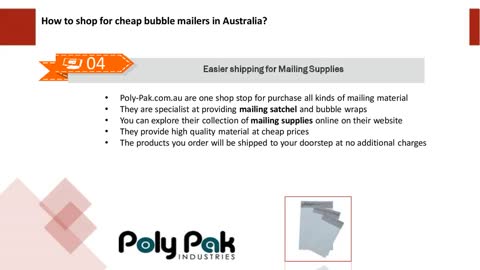 How to shop for cheap bubble mailers in Australia?