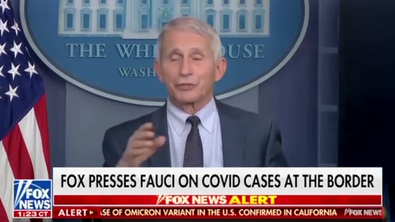 Fauci claims invaders are a different issue from citizens