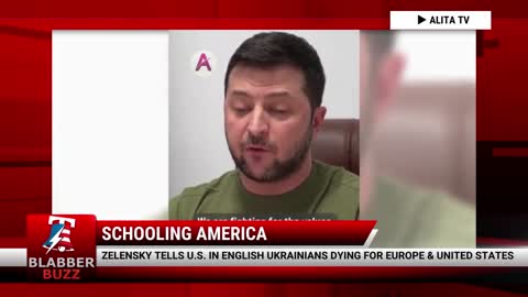 Zelensky Tells U.S. IN ENGLISH Ukrainians Dying For Europe & United States