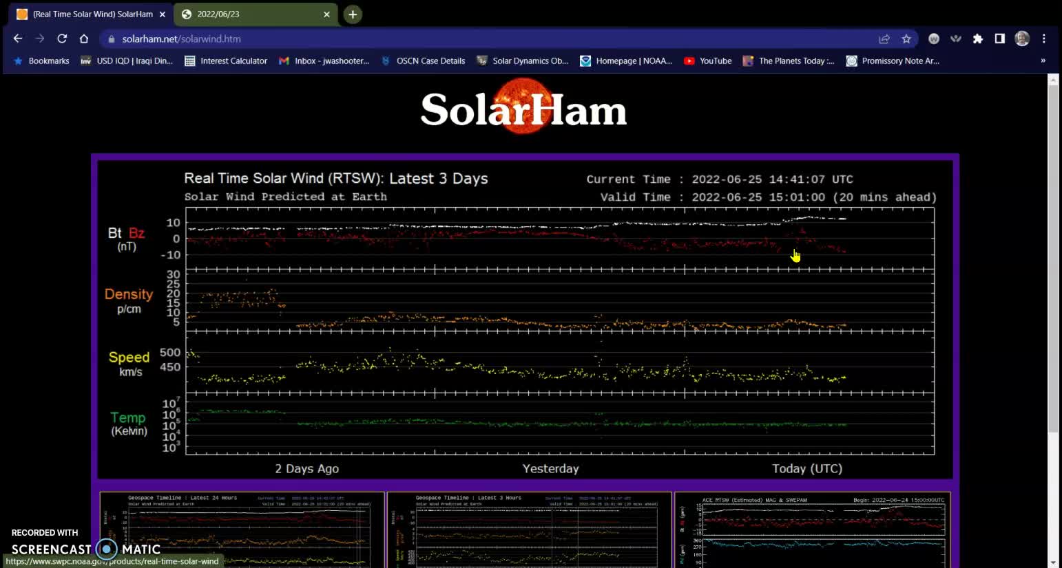 Solar and Schumann update, POLES are MOVING 06-25-22