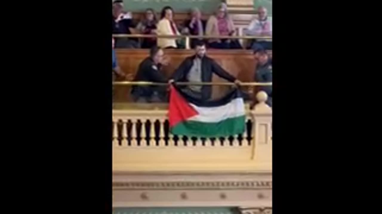 Colorado House Pro-Hamas Protestor