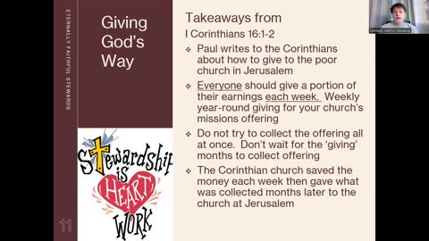 Takeaways from I Corinthians 16:1-2 - God's Model for Giving