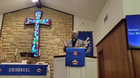 Pastor Darrin Trammel sermon on December 19, 2021 at Trinity Lutheran Church in Hempstead, TX