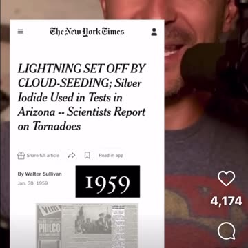 Strange Lightening Storms Caused by Spraying