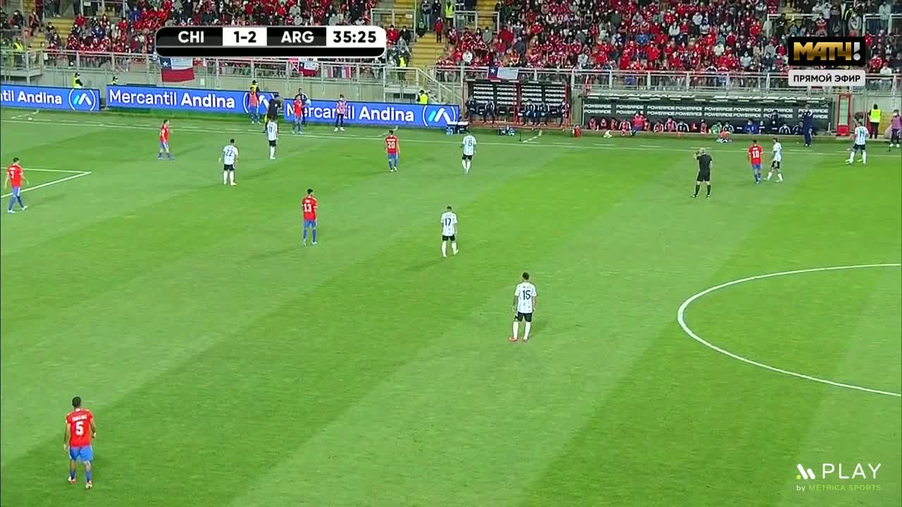 Toques de pelota Marcelino Núñez vs Argentina