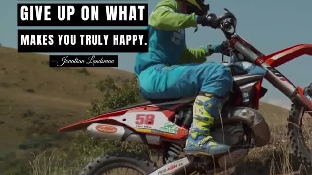 Motivational - Don't Ever Give Up On What Makes You Truly Happy