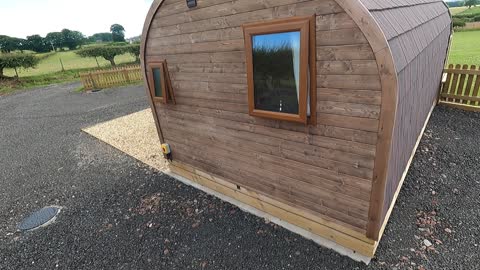 Glamping pod in Cumbria