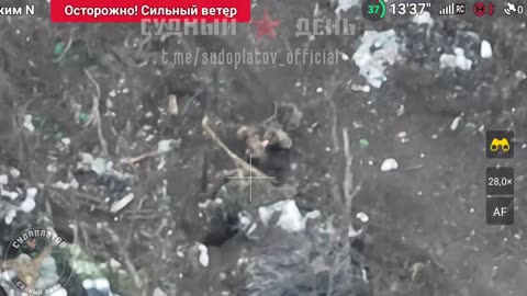 Russian drone style in Ukrainians soldiers