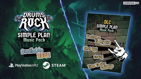 Drums Rock - Official Simple Plan DLC Trailer _ Upload VR Showcase Winter 2023