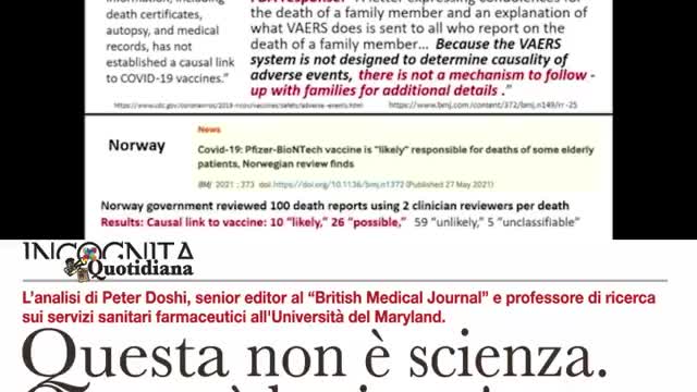 prof. Peter Doshi - "Vaccini Covid19: questa non è scienza, è solo business"