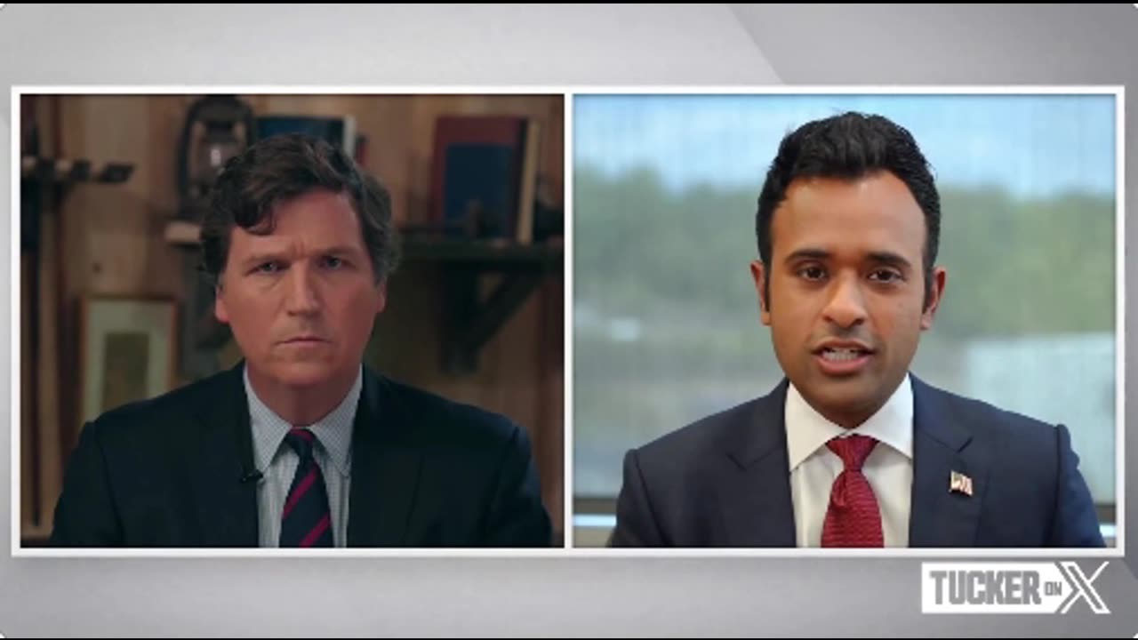 Vivek Discusses Israel-Palestine With Tucker/Slams Nikki Haley For Her "Finish Them" Stance